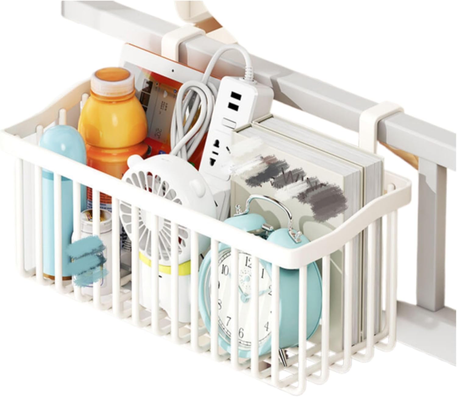 床边挂篮宿舍床头置物架 Sink Organizers and Storage 学生寝室挂架悬挂床上挂钩神器上铺收纳架 KCookware Accessories - 1856