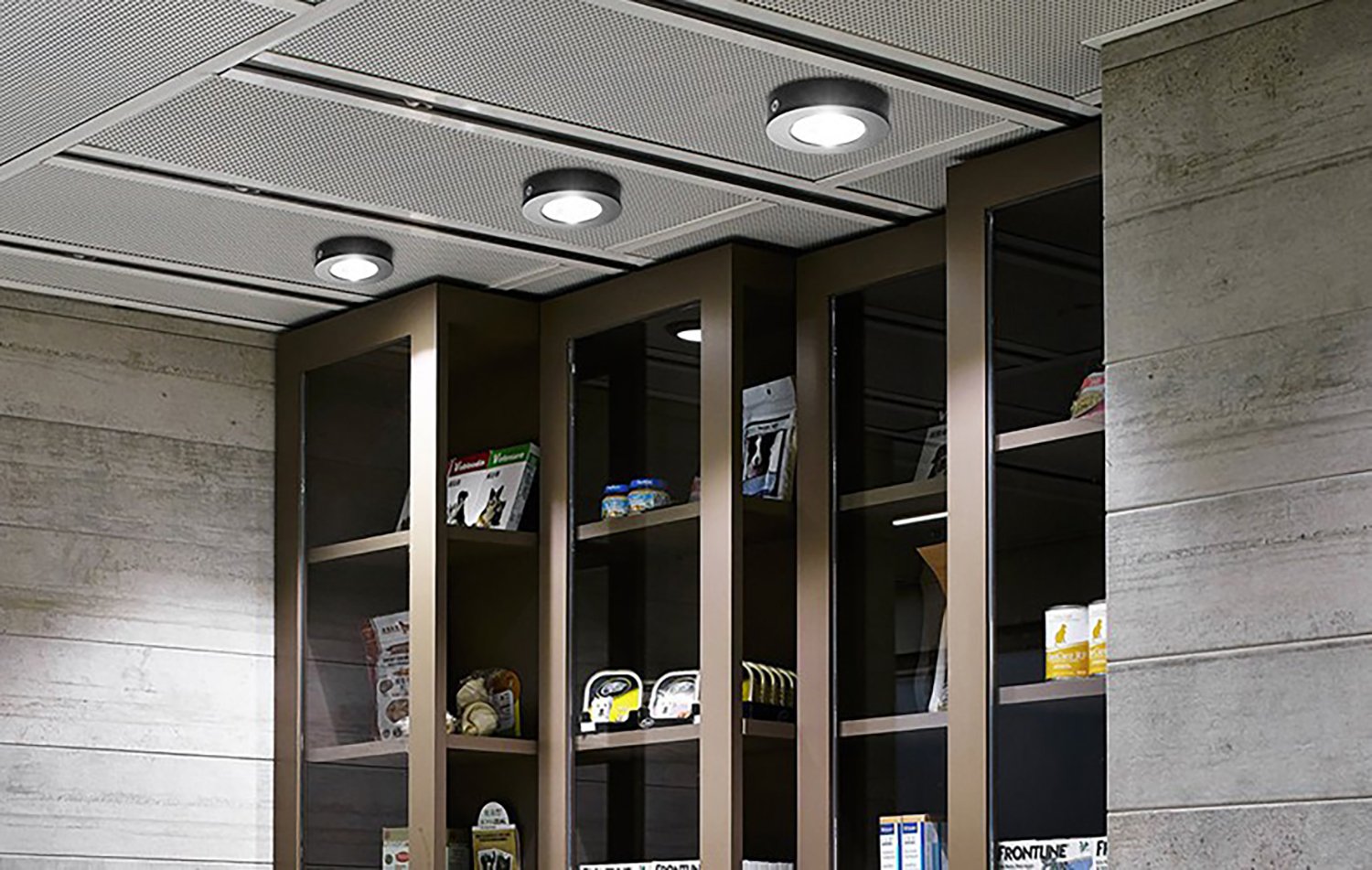 Lámpara de techo empotrada en superficie LED Lámpara Downlight 3W Blanco frío proyector para cocina, armario, pasillo