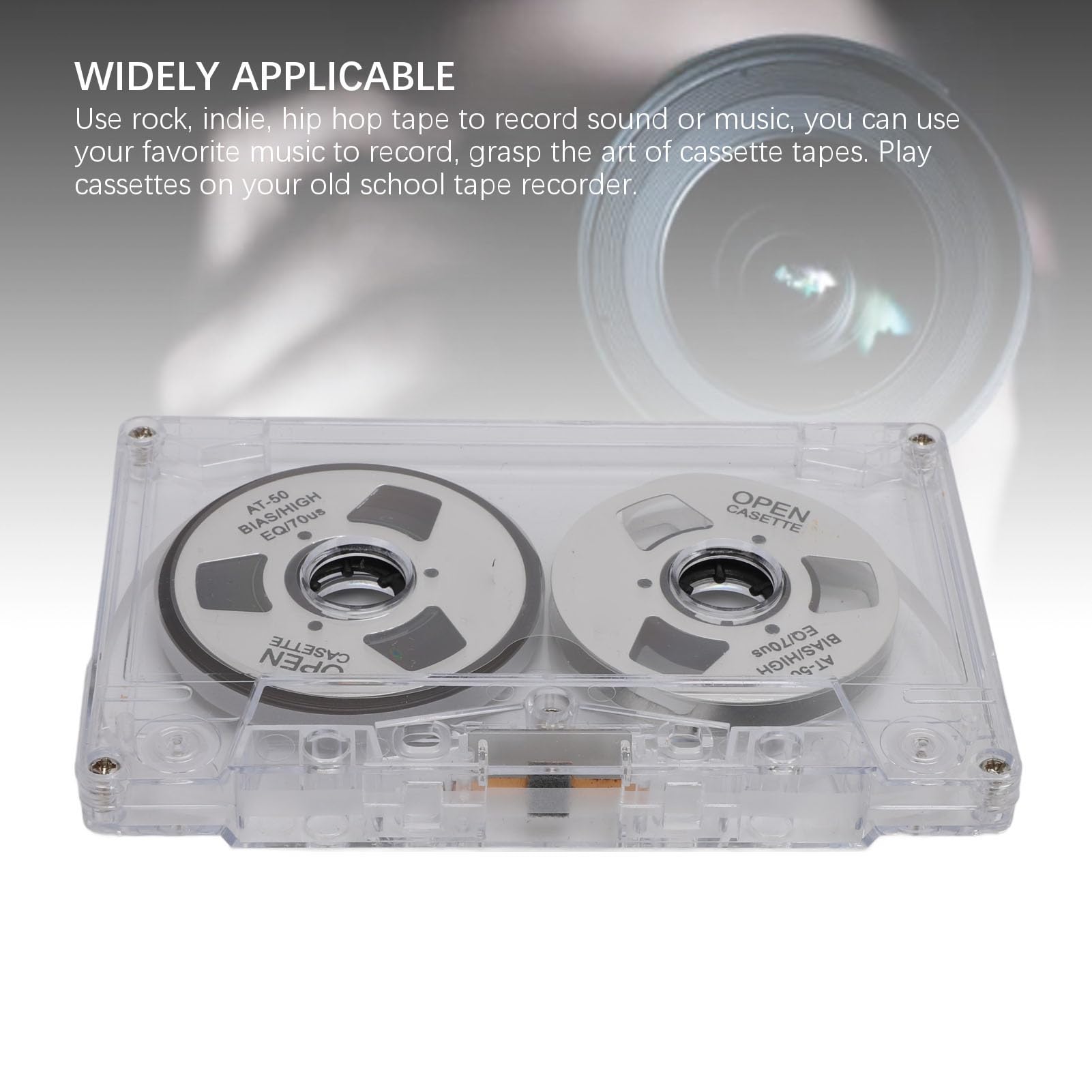 Cassette Vierge 50 Minutes Polarisation Normale Bobine à Bobine Bande Enregistrement Sonore
