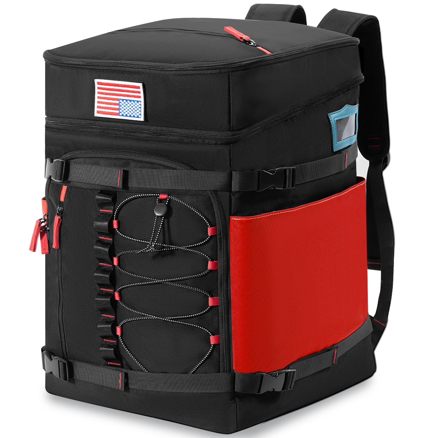 WeenthAvenue 65L Ski Boot Bag Backpack for Ski Helmet, Gloves, Snowboard & Skis Accessories, Large Waterproof Snowboard Ski Boot Travel Backpack for