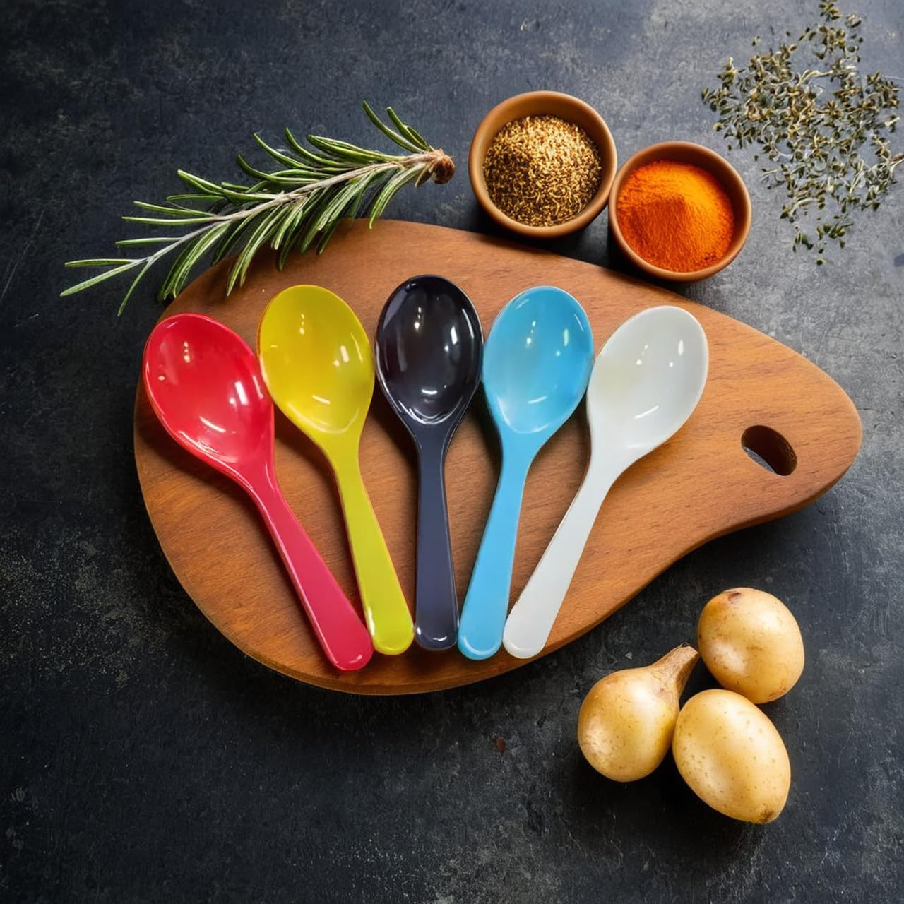 SBA PRIME Masala Spoon for Small Containers | Mini Multipurpose Spoon for Tea, Coffee, Spices & Condiments | Durable & Easy to Use 1