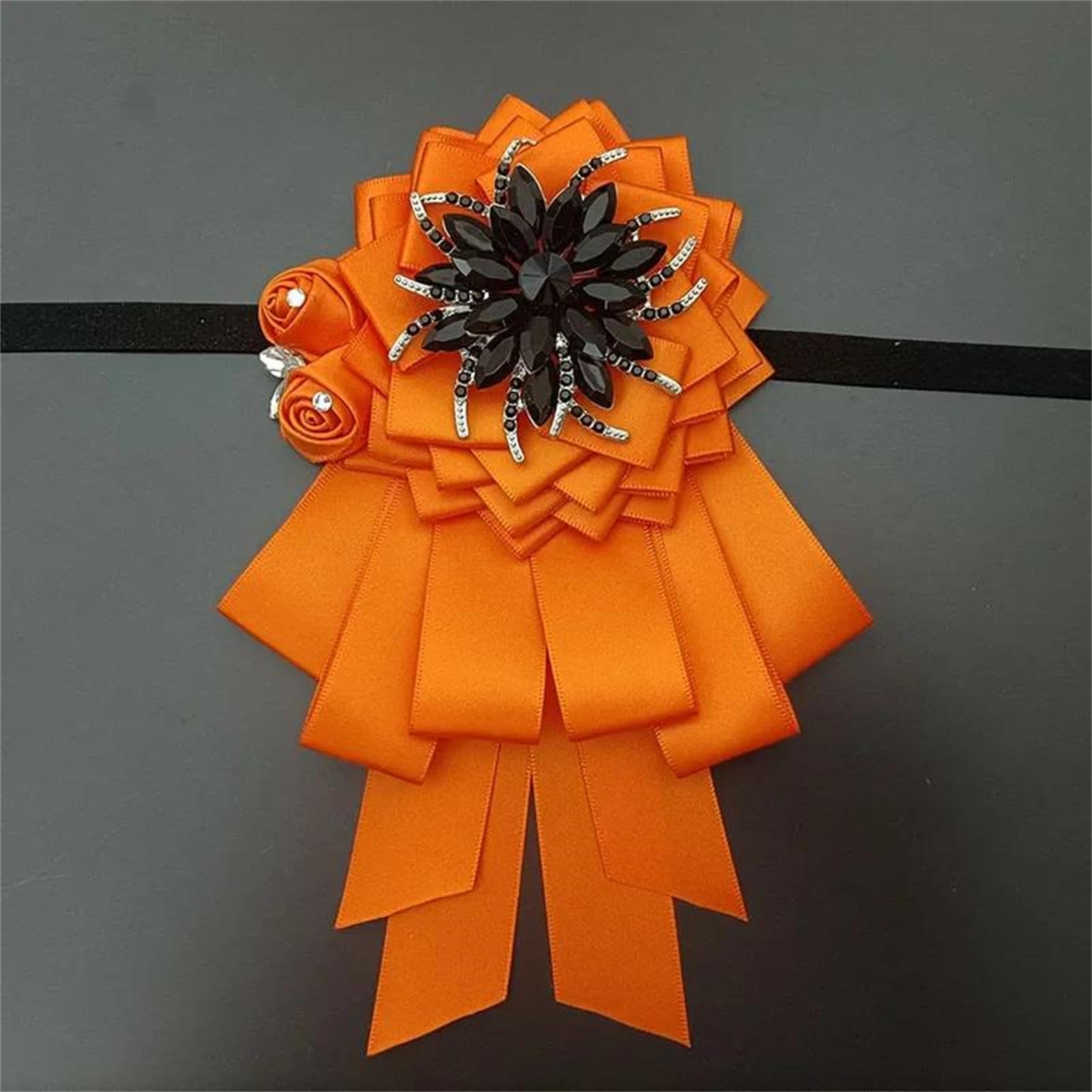 HLTYGWX Damen Herren Retro Business Fliege Handgefertigtes französisches Hemd Band Brosche Kragen Blume für Bankett Hochzeitsanzug