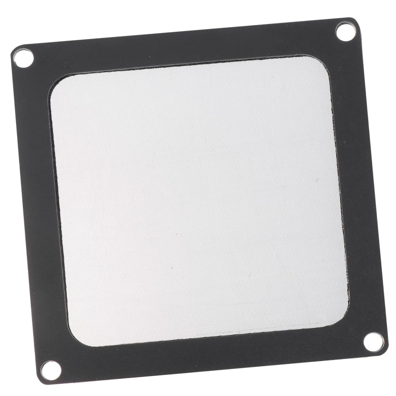 Generic 4pcs Computer Case Fan Cover Black Mesh Screen for Computer Cooling Ultra-Thin Protective Filter to Minimize Noise and Overheating for Home Electronics