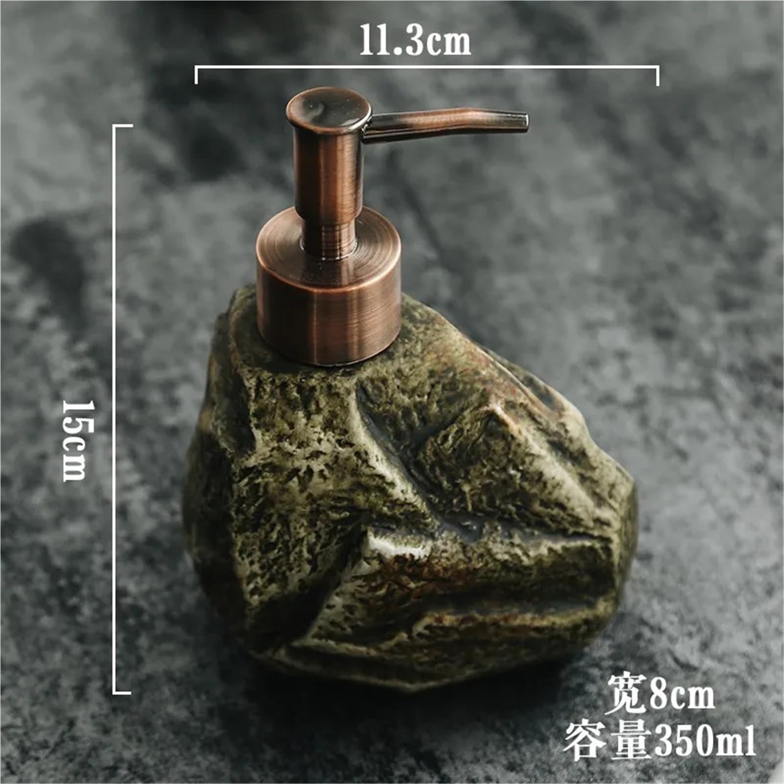 Ceramiczny dozownik mydła, Ceramiczny dozownik mydła wielokolorowy z pompką do żelu pod prysznic do dezynfekcji rąk(Color2)