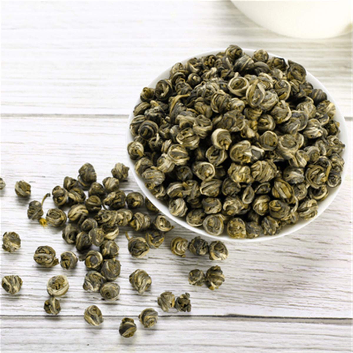 Erstklassiger Grüner Jasmintee Neu100% Bio King Grade Dragon Pearl Chinesische Gesundheit (500g)