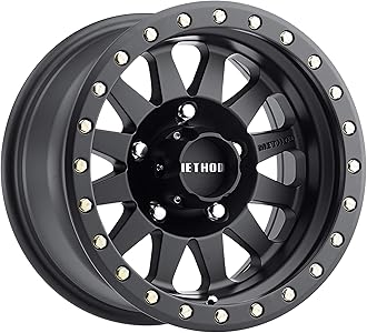 Method Race Wheels 304 Double Standard Matte Black 15x8" 5x4.5", 24mm offset 3.5" Backspace, MR30458012524N