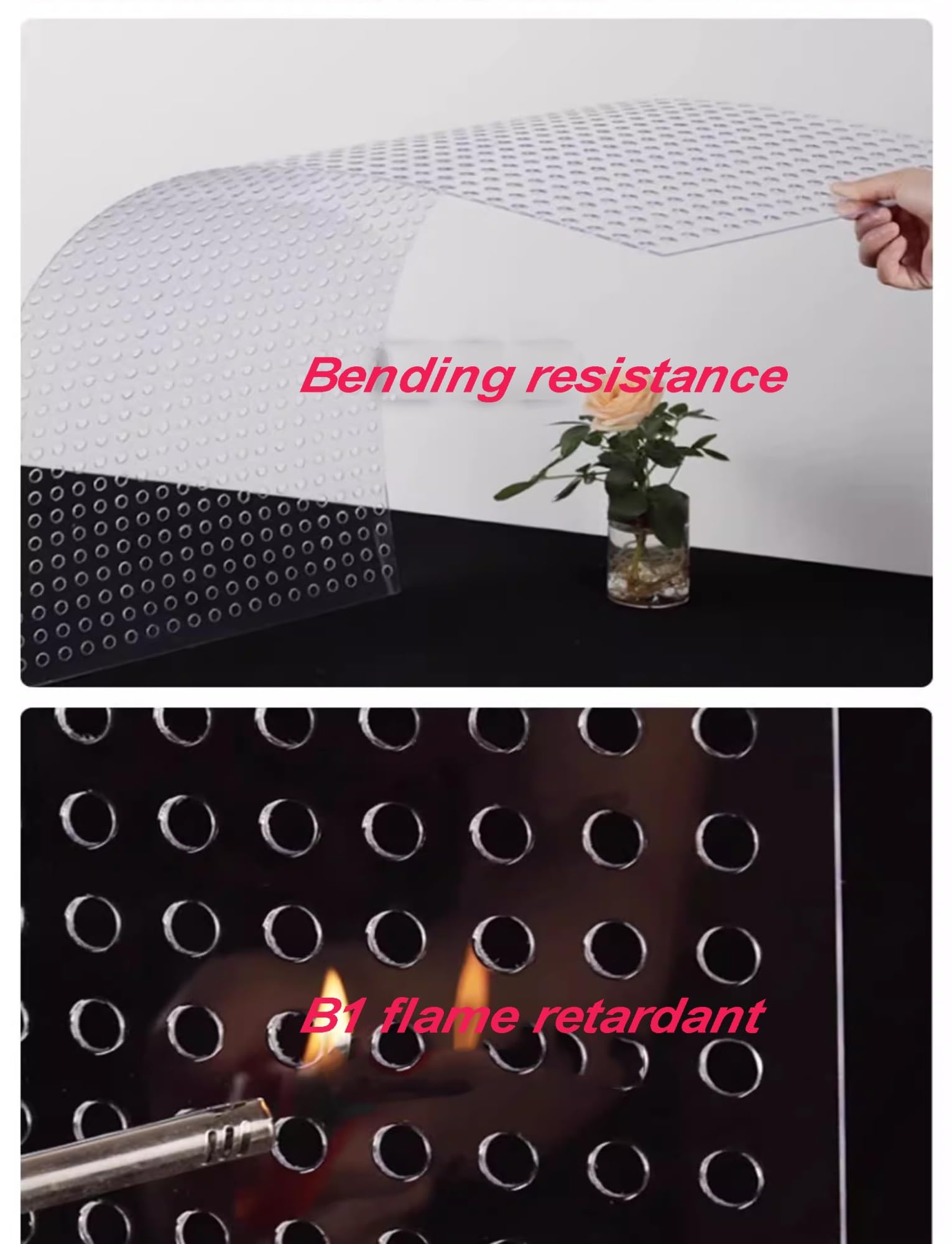 Blacha perforowana ze stali nierdzewnej, Nieszczelne podkładki okienne Płyta perforowana PC/SS Kratki dekoracyjne Srebrny Przezroczysty 100x10-100cm(100x80cm)
