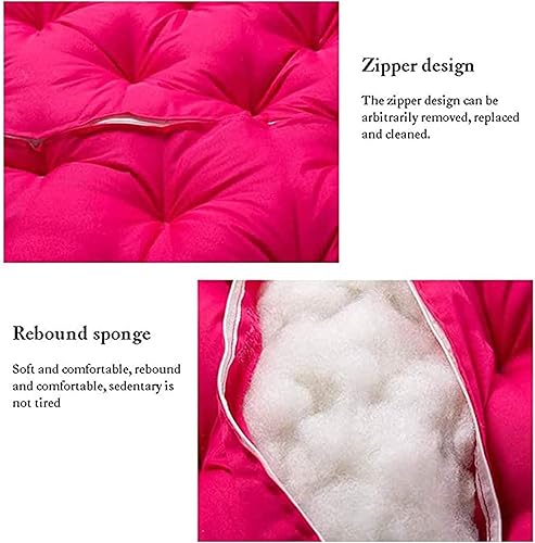 Miniatura 6 de Papasan - Cojines redondos para silla de columpio, impermeable para exteriores, cojín redondo para jardín, balcón y sala de estar