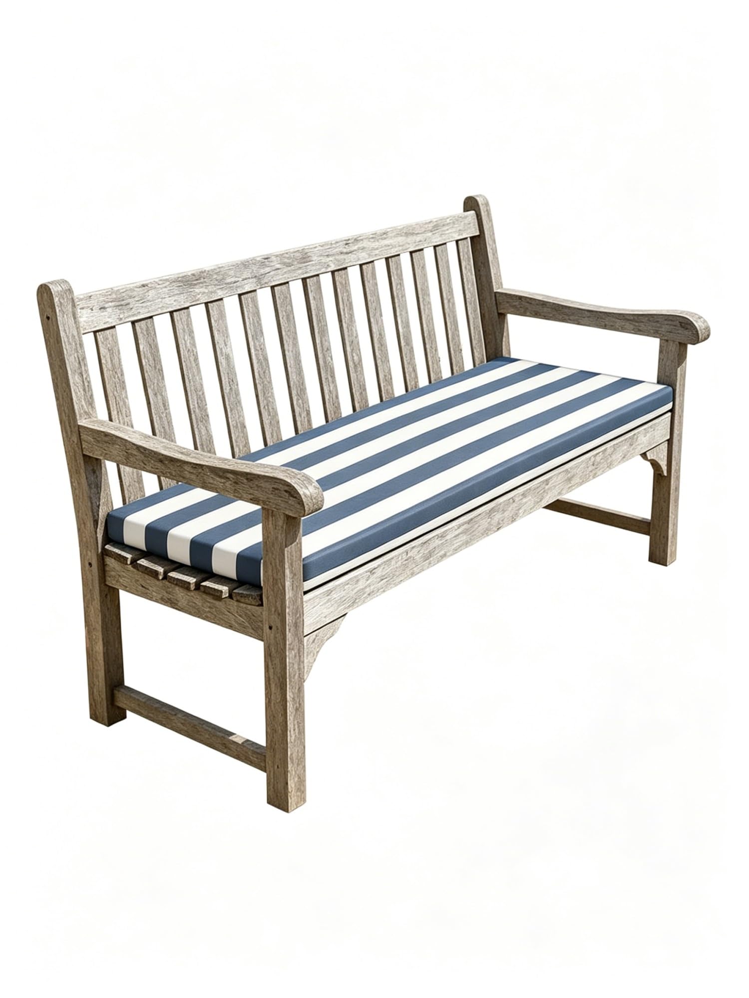 Coussin pour banc de jardin haut de gamme imperméable 72x18in d'une finition soignée