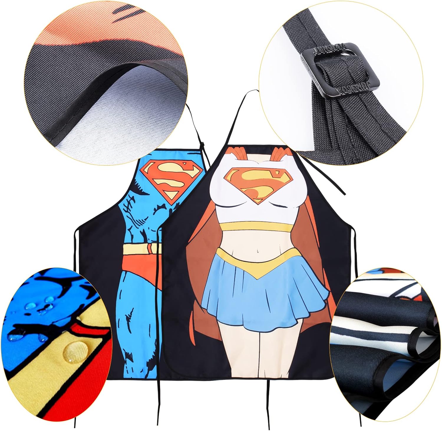 2 Grembiuli Da Cucina Sexy E Divertenti Per Coppie - Impermeabili, Con Motivi Originali - Foto 7