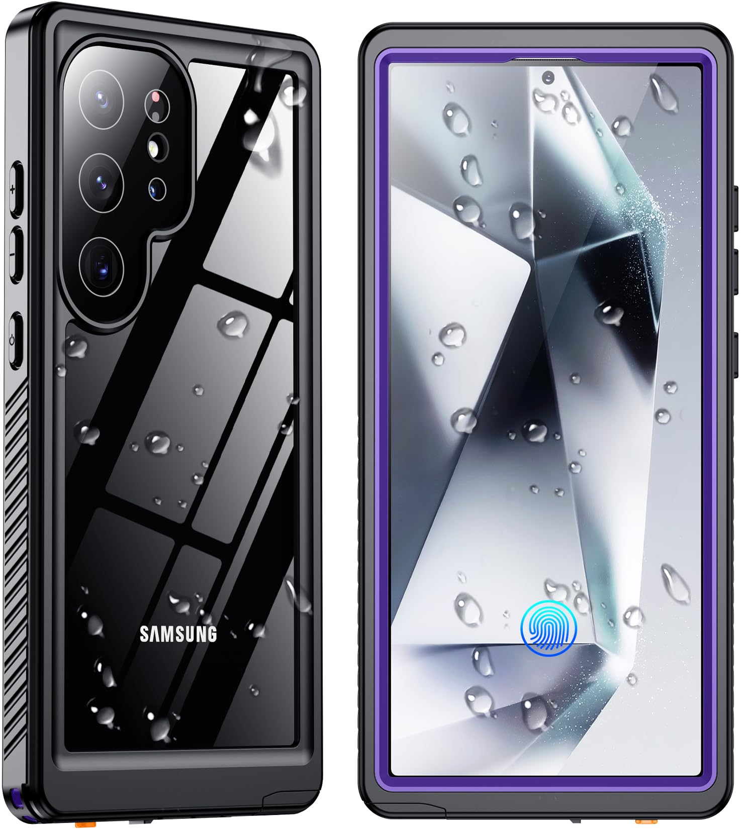 SPIDERCASE Designed for Samsung Galaxy S26 Ultra Case Waterproof,Built-in Screen & Camera Lens Protector[IP68 Underwater] [Military Grade Shockproof] Full Body Protection Phone Case,Black/Clear — view 25