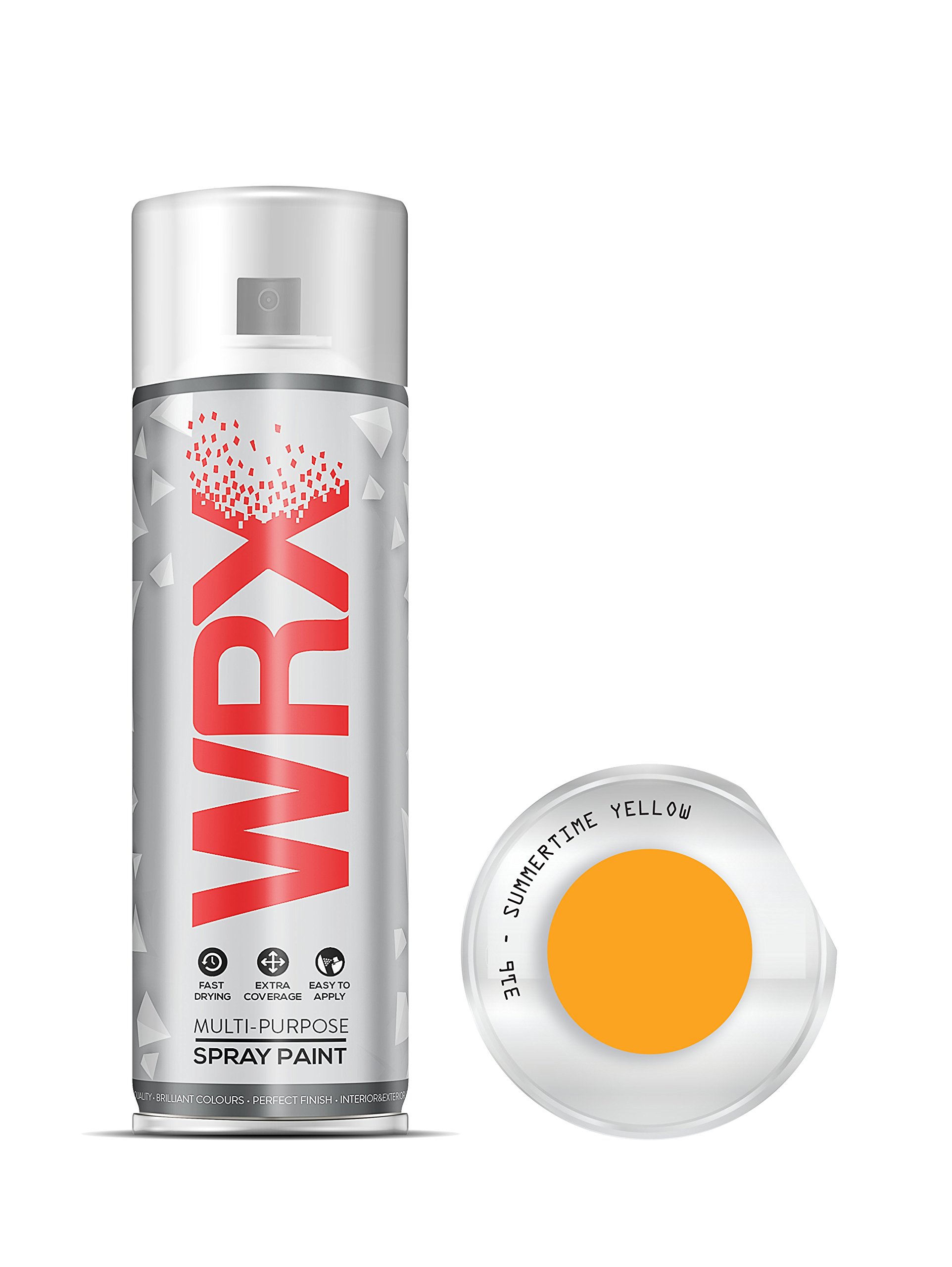 WRX 12 X Spray Paint 400 ml - Summertime Yellow 316