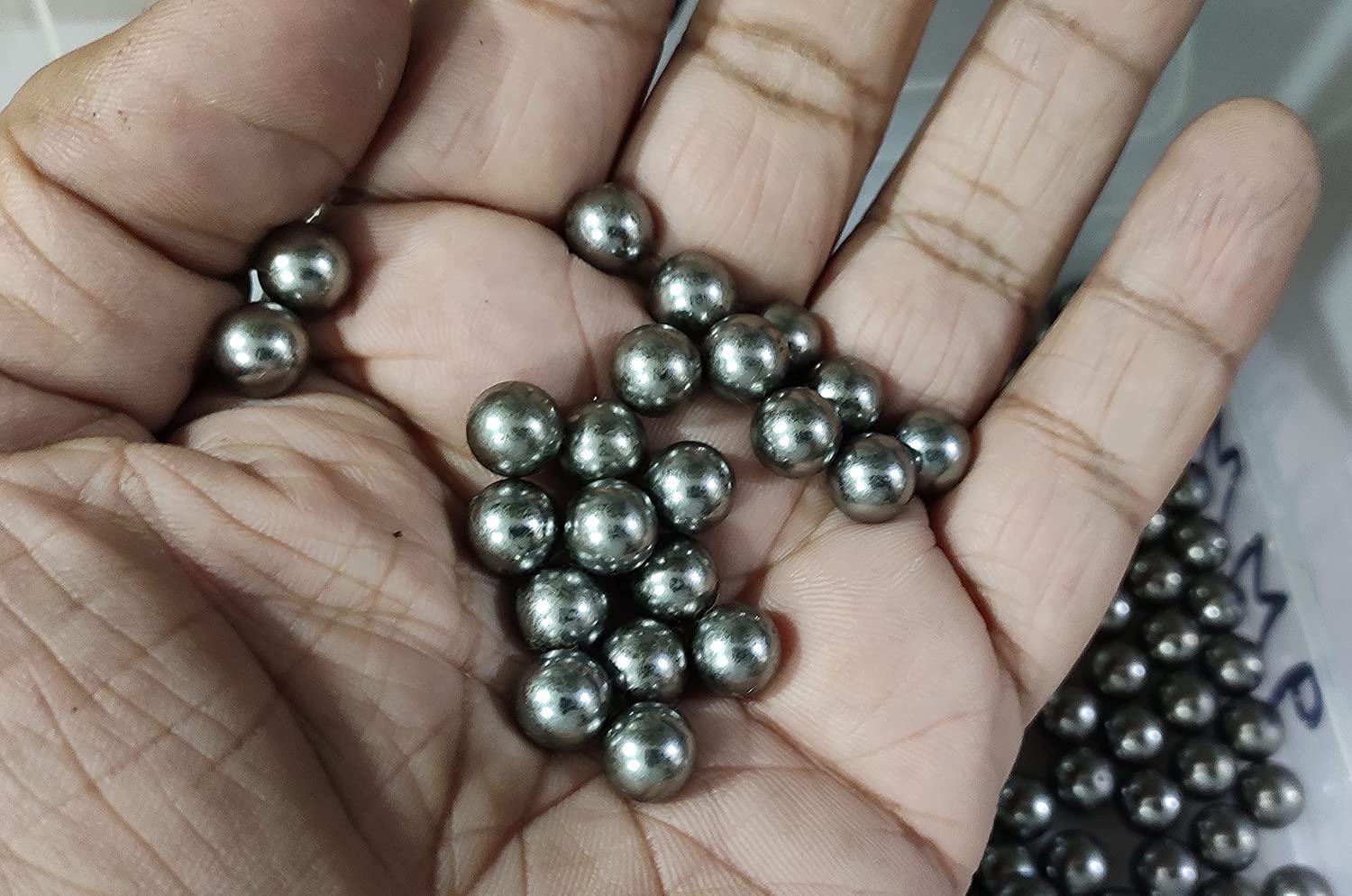 OMX Steel Bearing Ball, No Holes, Silver Full Solid Iron Balls (9 MM, 100 PC)-image-26