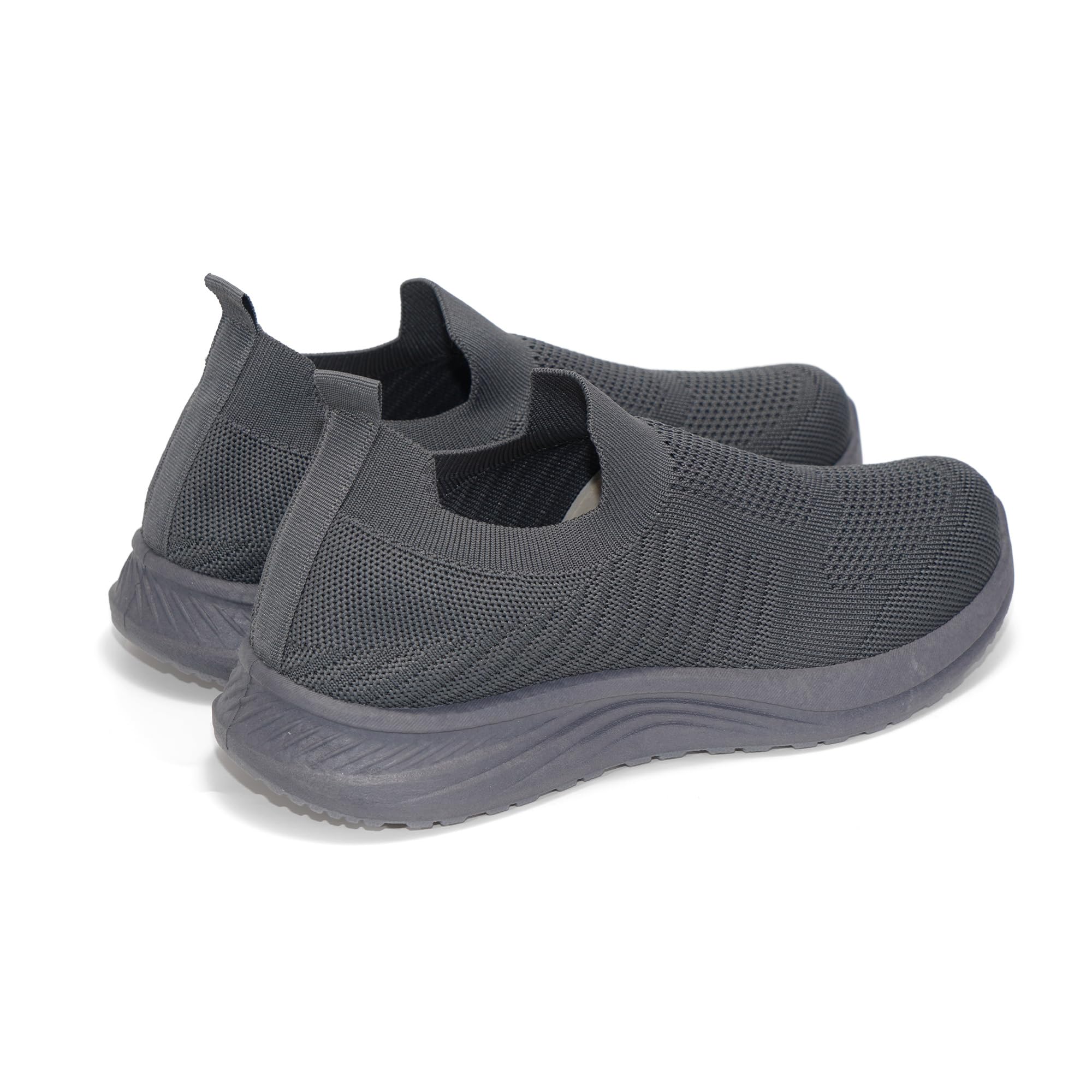 JOMIX Scarpe da Uomo in Tessuto Traspirante Scarpe Casual Slip-On con Suola in PVC Antiscivolo Comode Sneaker per Camminate Sport - 4