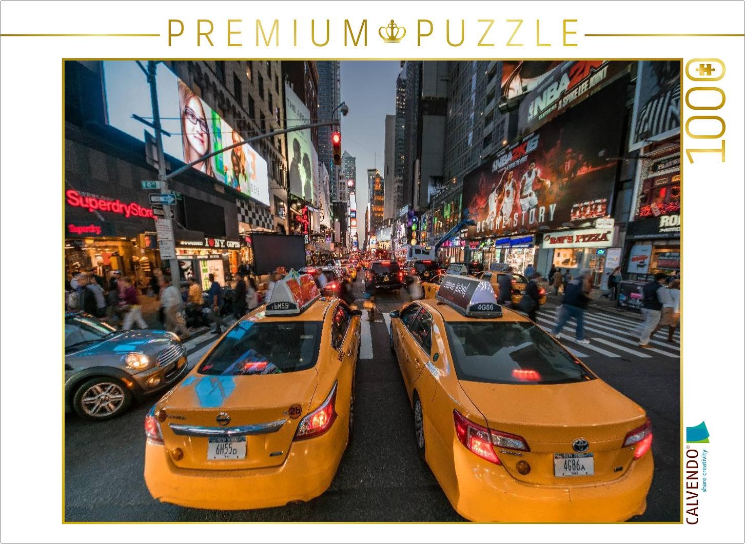 CALVENDO Puzzle New York 7ème Avenue 1000 Pieces 64 x 48 cm from Kurt Krause