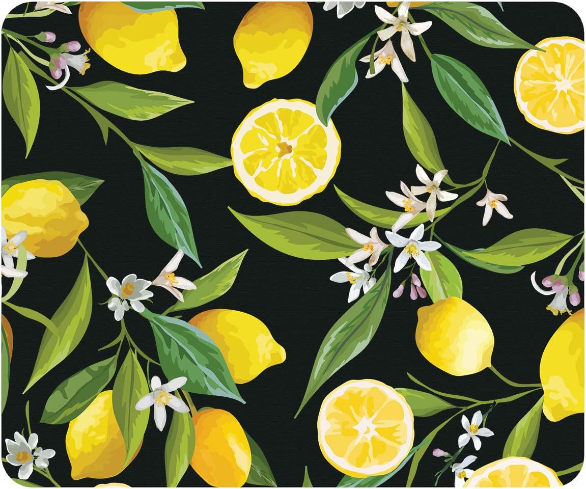 OTM Essentials Artist Series Fabric Mouse Pad, Lemon Love Food
