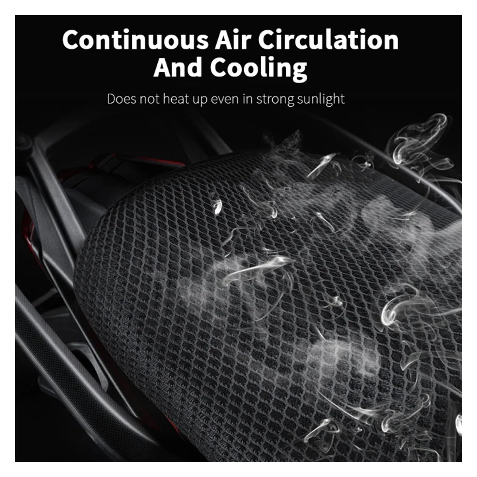 Motociclo Coprisedile Cuscino Per Tiger Sport 660 Coprisedile Per Moto In Rete 3D Cuscino Ventilato Accessori Resistenti Al Calore Impermeabili