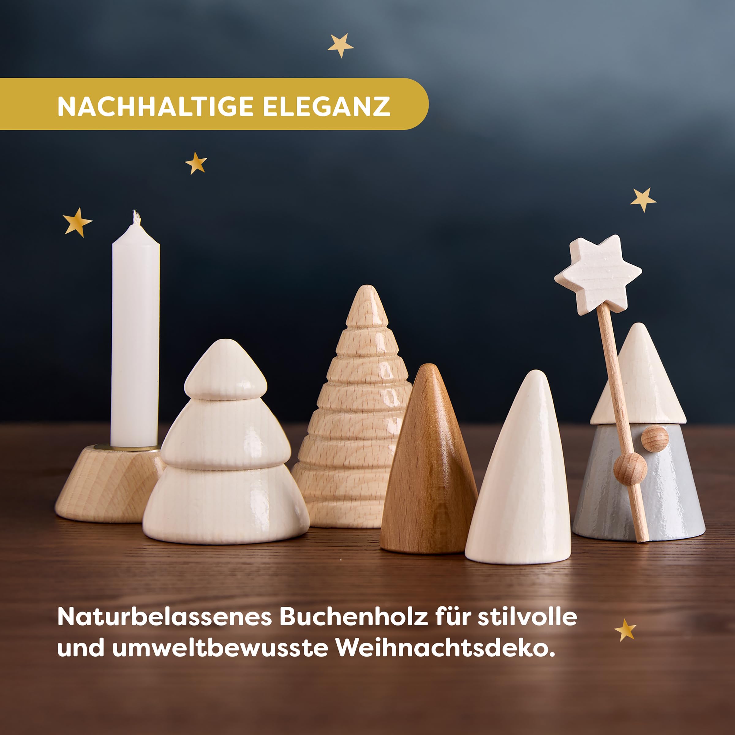 Kerzenständer-Set Wichtelwald