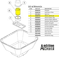 Vista 6 de Motor de repuesto para ATVS100 Difusor de difusión 3008793 Compradores SaltDogg