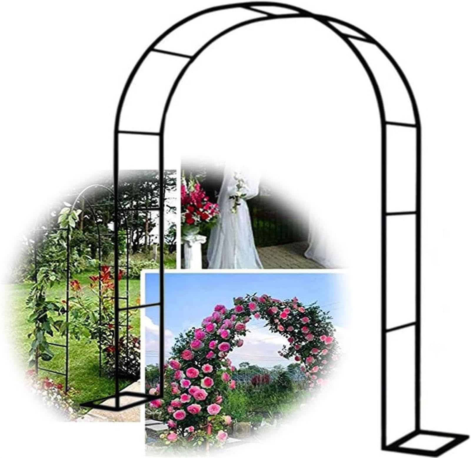 Support pour plantes grimpantes de 220cm et arche de jardin extérieure solide