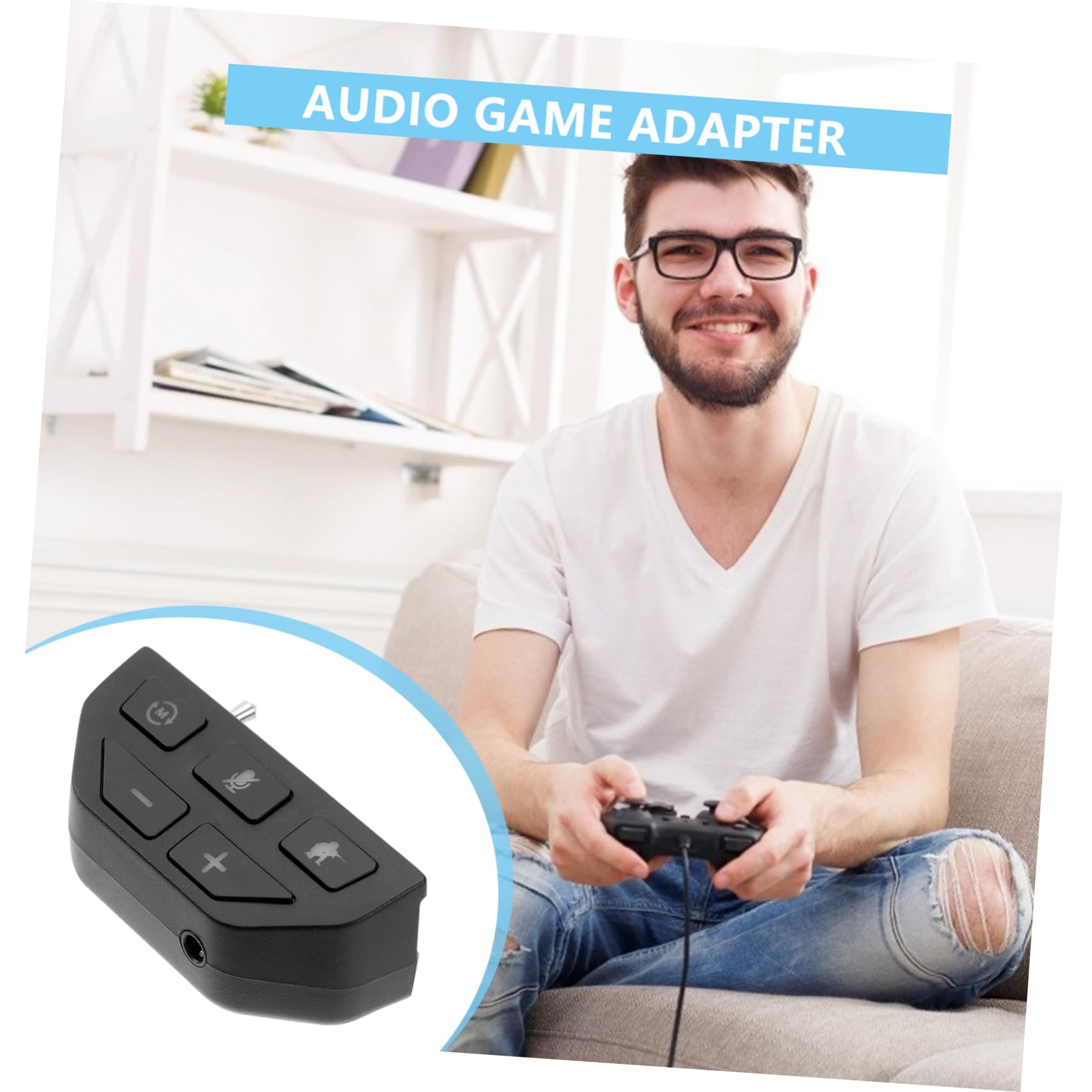 Mikikit 2pezzi Adattatore Audio Stereo Per Cuffie One Compatibile Con Controller Facile Audio Chip Dedicato Per Qualità Del Suono Senza Perdite Accessorio Gaming Essenziale