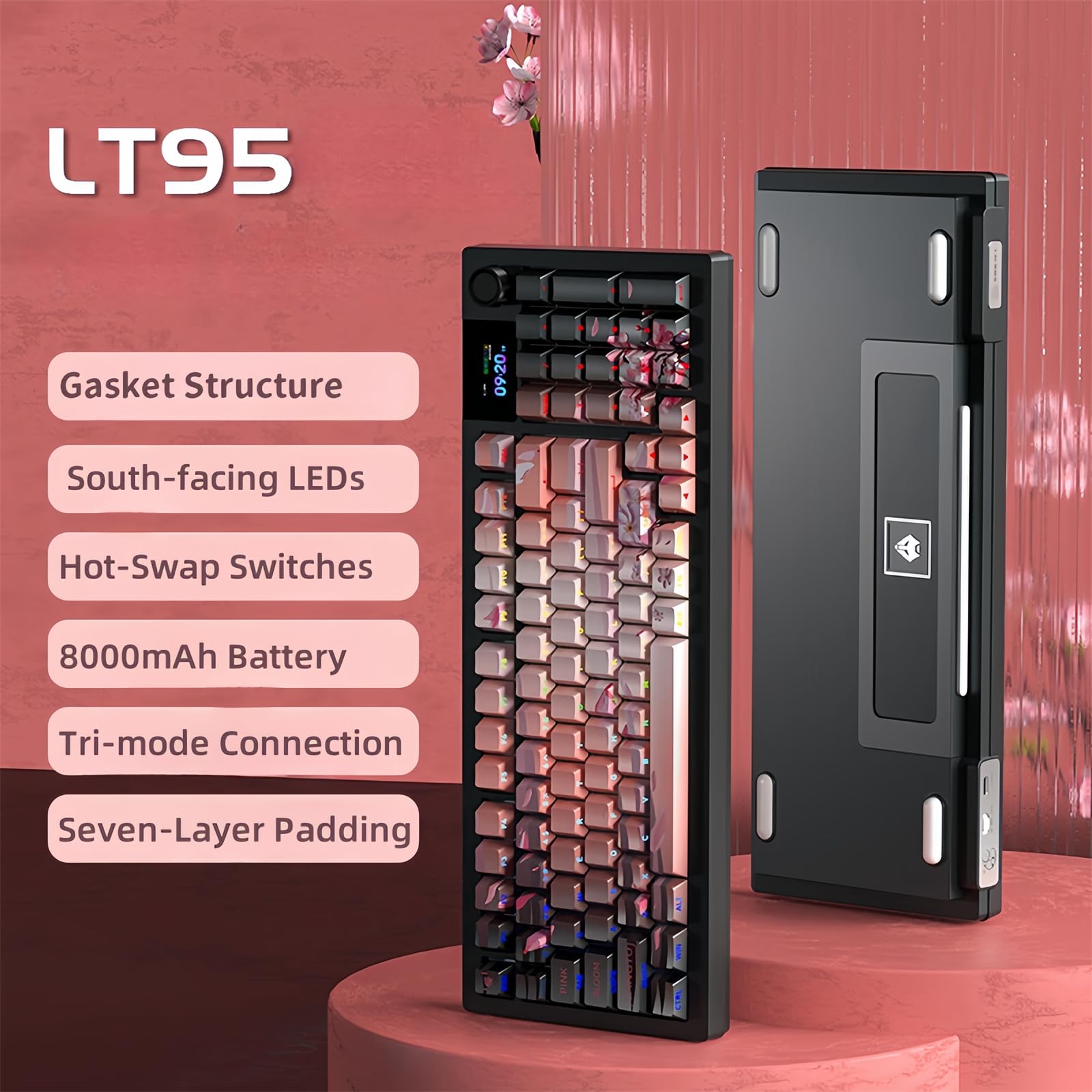 Amazon.com: ZMX LT95 96% Wireless Mechanical Keyboard with