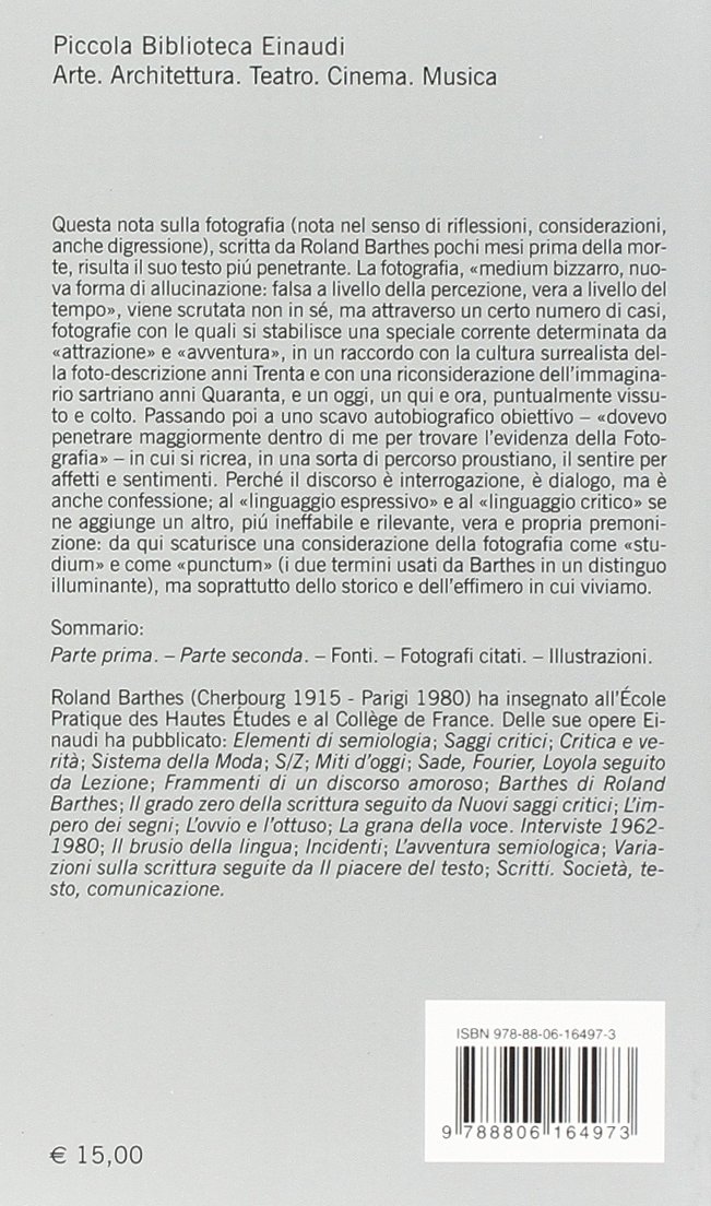 La camera chiara. Nota sulla fotografia. Ediz. illustrata