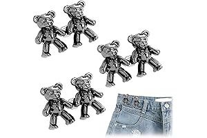 Magnetic Bears for Pants: 3-Pack Adjustable Waistband Fixers
