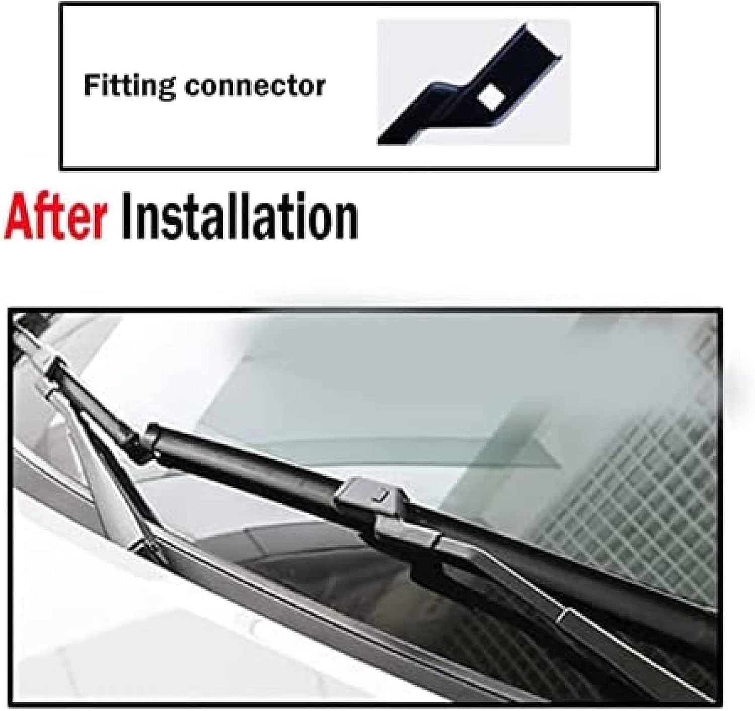 Fits Vauxhall Adam 2012-2020 – Brand New Front Windscreen Wiper Blades (Set Of 2, 26/16)