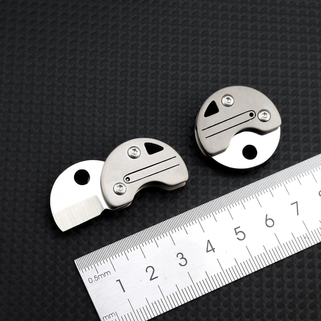 Titanium Small Keychain Knife,Mini EDC Box Cutter,(LS-1235)