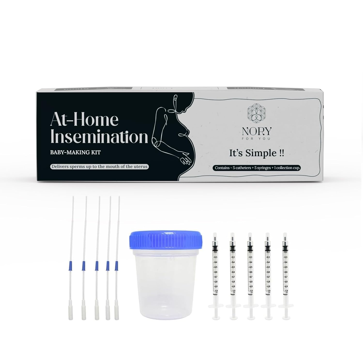 Nory At Home Self Insemination IVI/IUI Kit for Women,Get Pregnant
