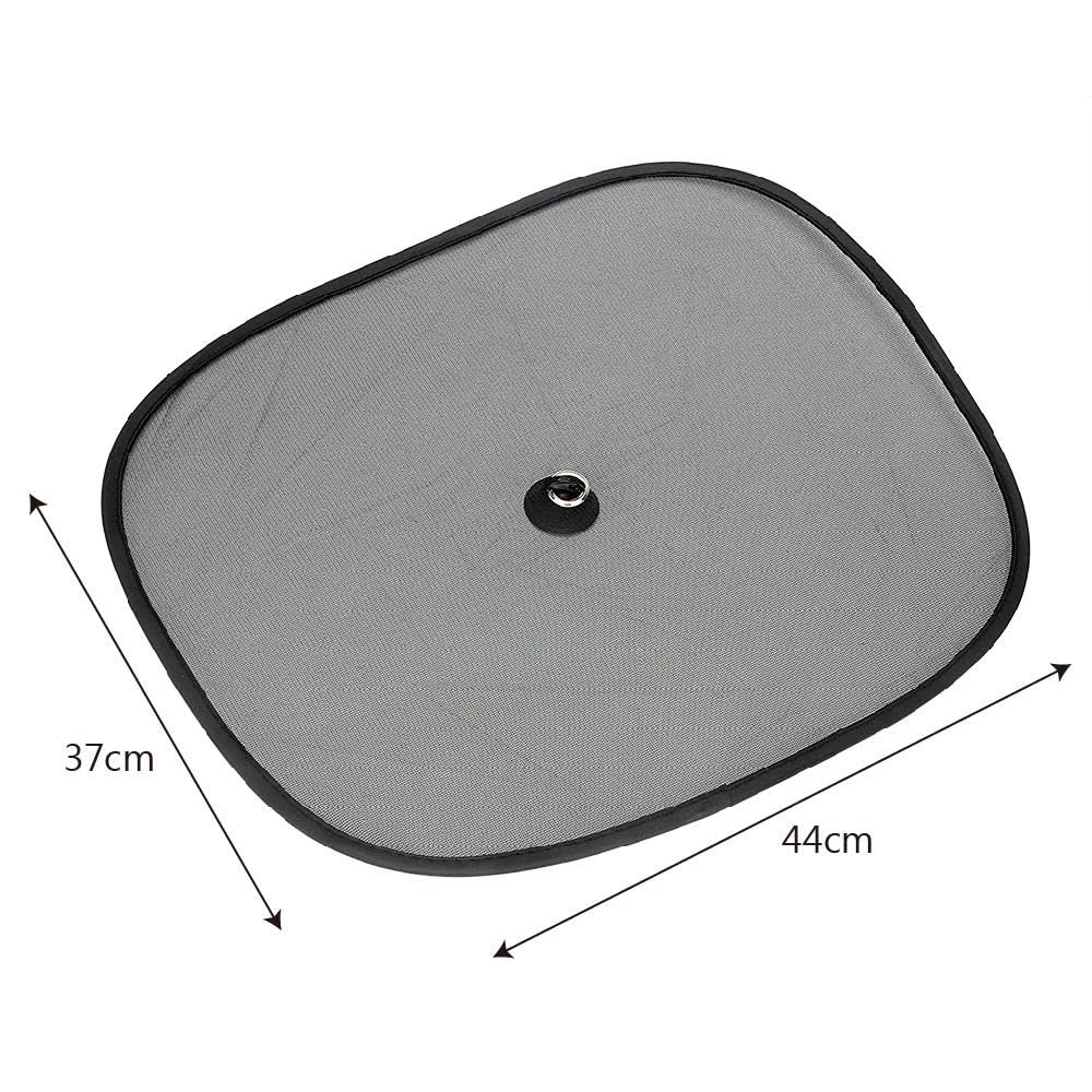 Parasole Per Finestrini Laterali Auto Per Lunotto Anteriore E Posteriore Tende Nere Per Auto 44 * 36 Cm Parasole 2 Pezzi/set Tendine Parasole In Rete