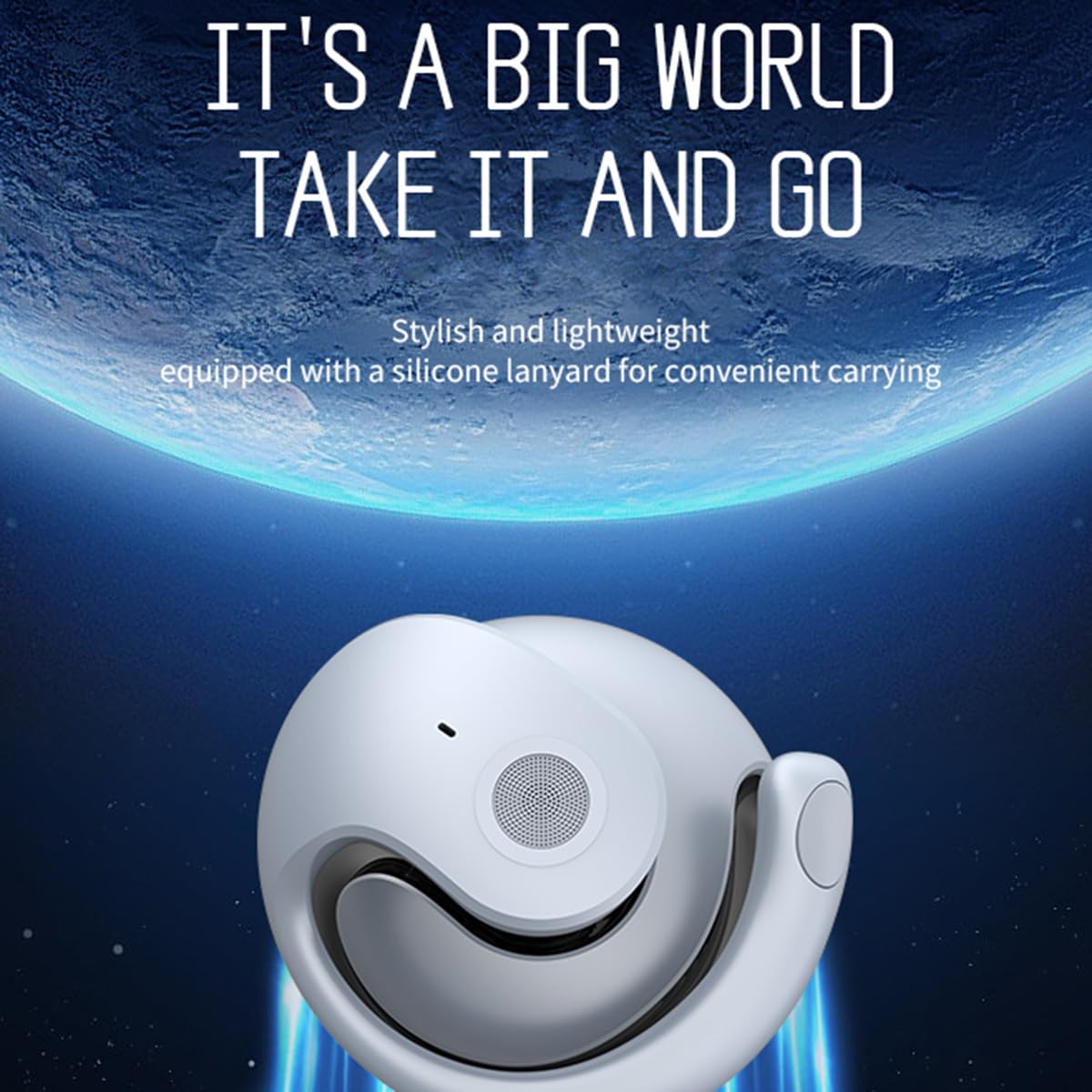 Open Ear Headphones Wireless Bluetooth 5.3 Wireless Sports Earbuds with Earhooks,ENC Call Noise Cancellation Technology IPX5 Waterproof for Sports,Driving,Office,White