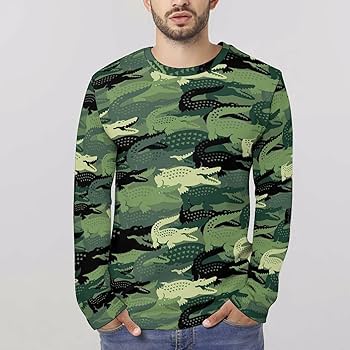 EVISU 長袖カットソー サイズ36 虎柄ポロシャツ　迷彩柄Tシャツ EVISU 長袖カットソー サイズ36 虎柄ポロシャツ 迷彩柄Tシャツ