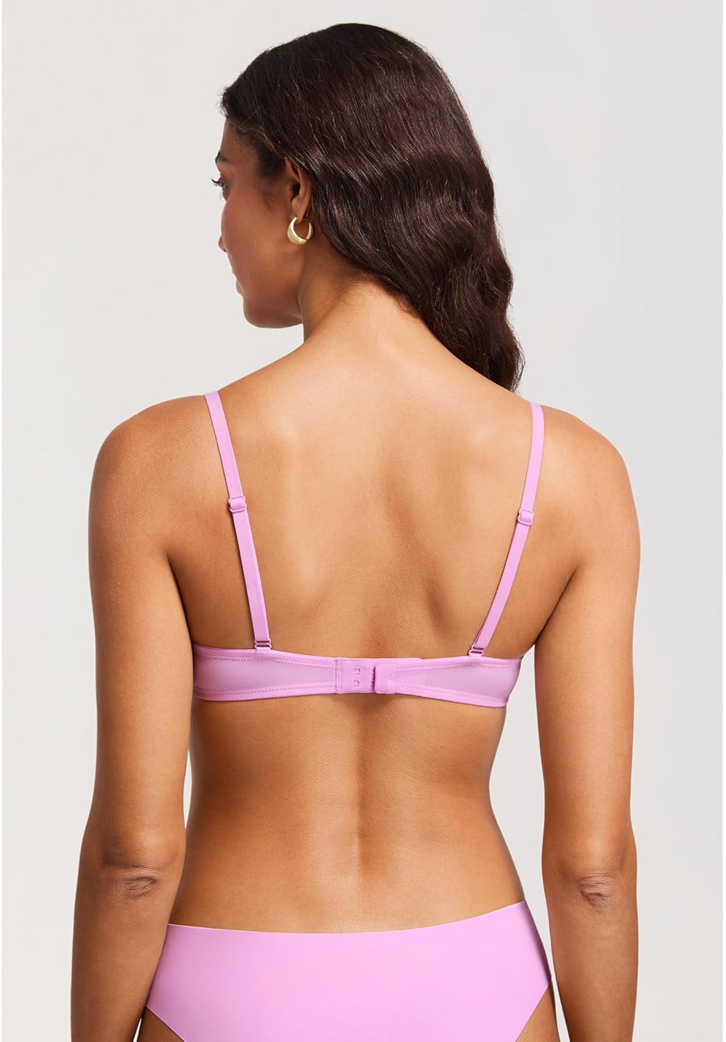 DOBREVA Women's Mesh Balconette Bra Sheer Demi Underwire Unlined Sexy Plus Size Plunge Bras Lace Trim - Image 4