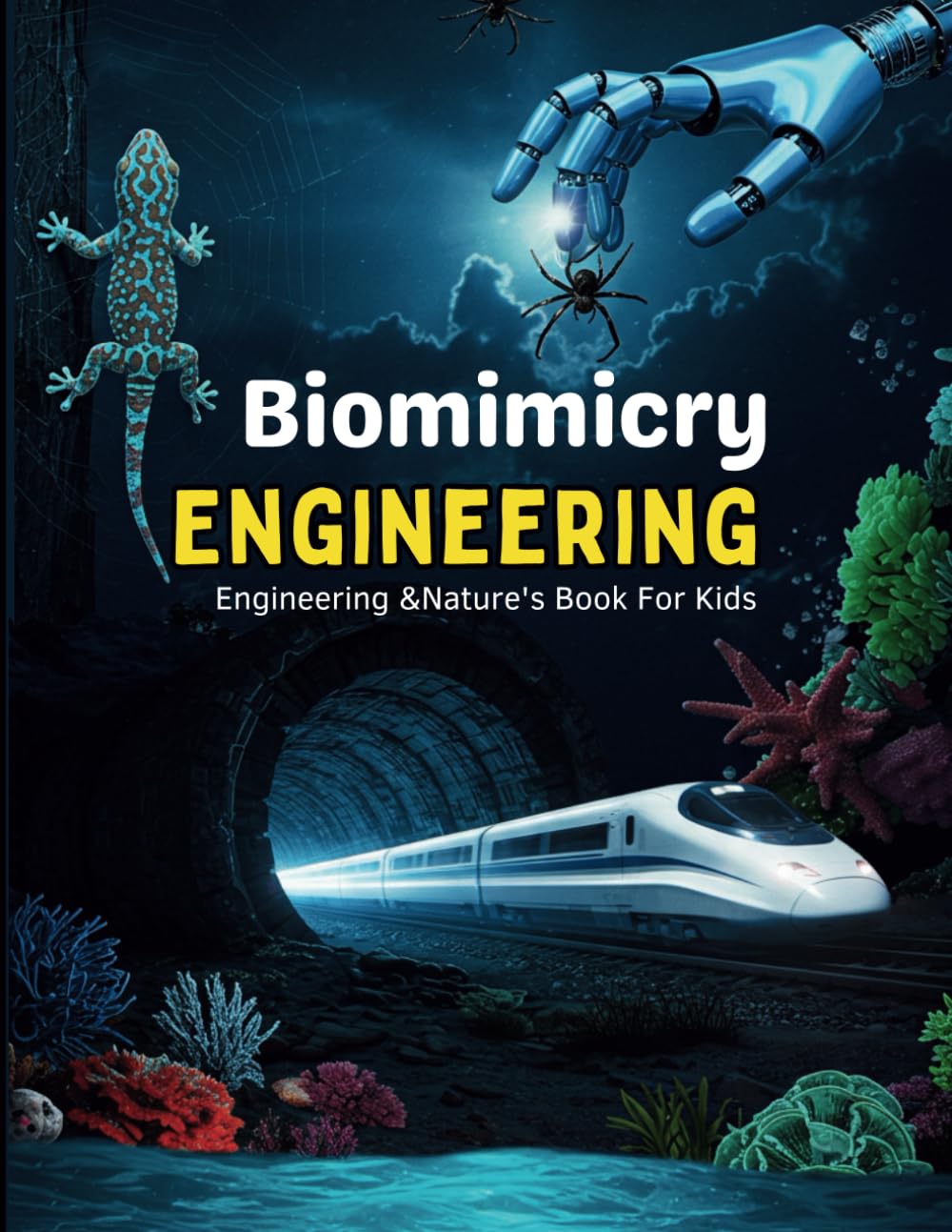 Biomimicry for Kids: Nature's Engineering Book for Kids- Explore Inventions, biophysics, and Problem-Solving Inspired by Plants, and Animals--Discover ... from Cooling Systems and Screens to Robotics!
