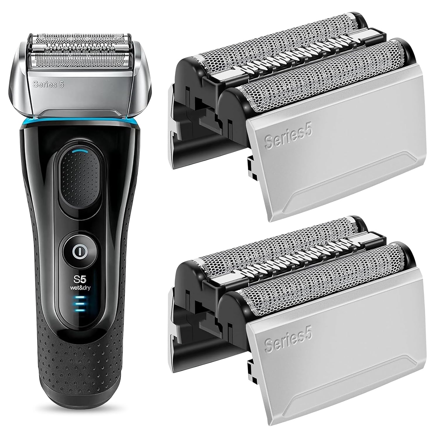 Series 5 Replacement Head 52S for Braun, Compatible with Braun & Foil Electric Shaver, 5190CC, 5195CC, 5070CC, 5050CC, 5140S, 5020S, 2Pack
