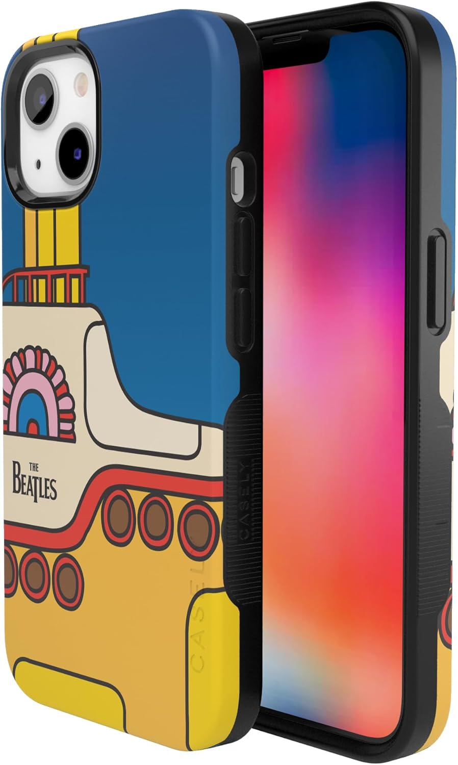 Casely iPhone 13 Case | Yellow Submarine | Beatles | Bold Protective Design | Compatible with MagSafe