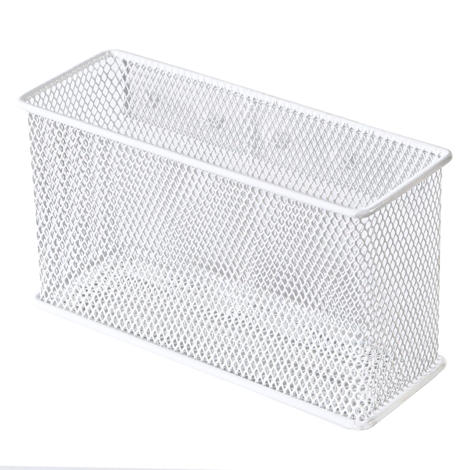 Yeeco Magnetkorb Organizer – Weißer Drahtkorb Mit Starken Magneten Für Kühlschrank & Wand