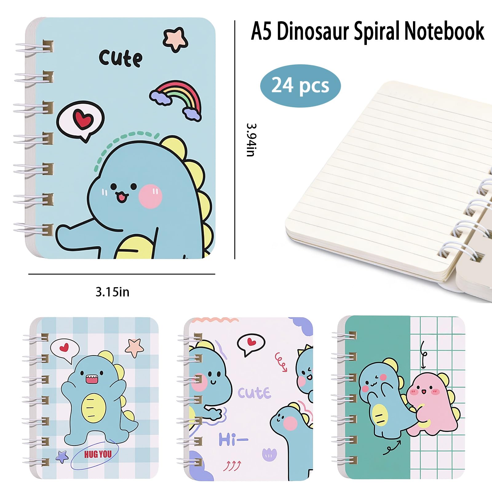 Lot de 96 stylos à bille, autocollants, cahiers, cadeaux en organza pour enseignants, école, bureau, fête d'anniversaire