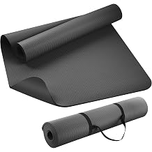 KEEP Extra Thick NBR Yoga Mat for Women &amp; Men, 10mm Thick, 72&rdquo;x32&rdquo; Large Exercise Mat with Non-Slip Workout Mat for Yoga, Pilates, Stretching, Meditation &ndash; Wide &amp; Cushioned Fitness Mat
