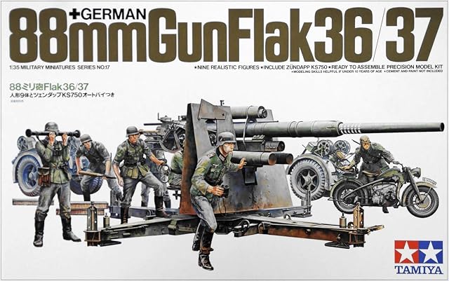 Tamiya TAM35017 35017 88MM Gun Flak 36/37
