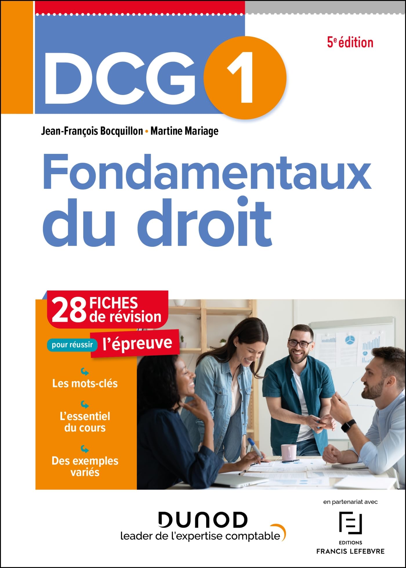 DCG 1 - Fondamentaux du droit - Fiches - 5e éd.: 28 fiches de révision pour réussir l'épreuve
