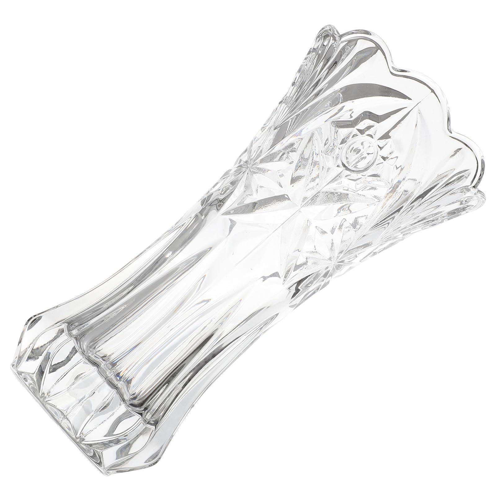 Vase en verre transparent rétro de style classique pour fleurs