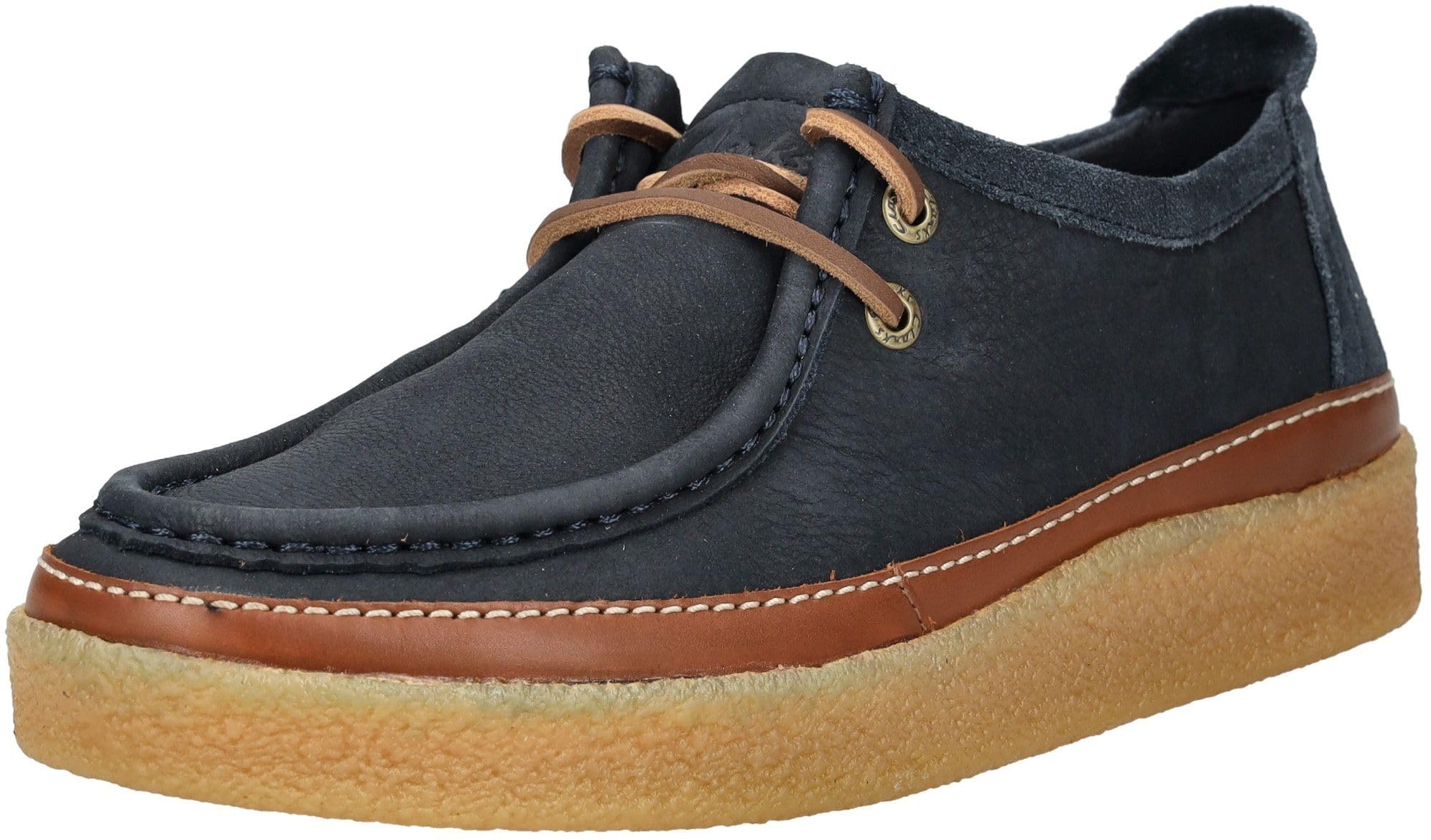 Clarks Clarkwood Moc Mens Navy Nubuck, 6