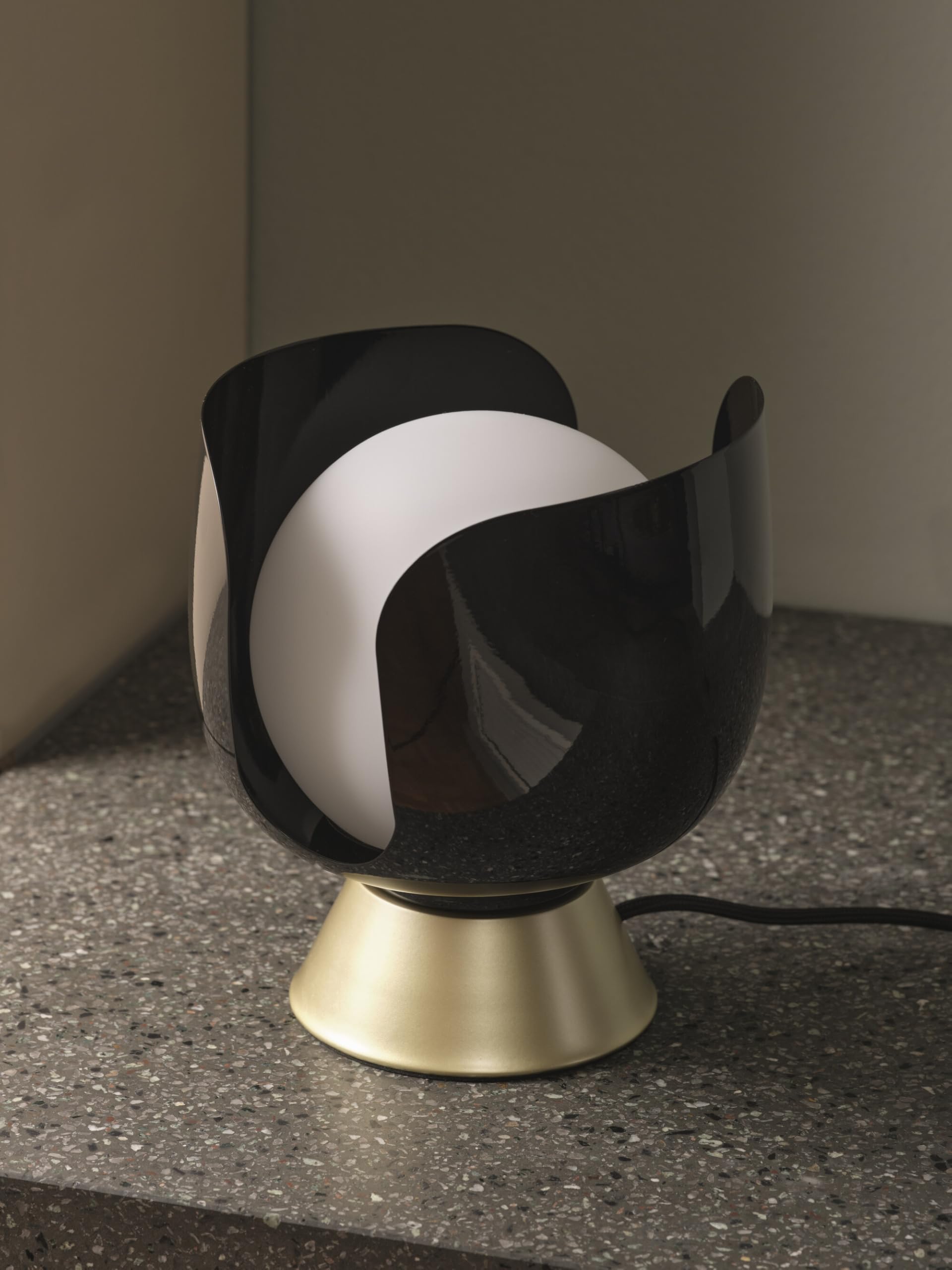 Osram Lampe de table Corolle E14 métal verre rétro noir Lampe de table