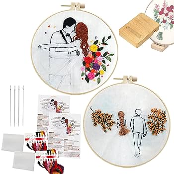 Amazon | 刺繍キット 初心者向け クロスステッチキット DIY