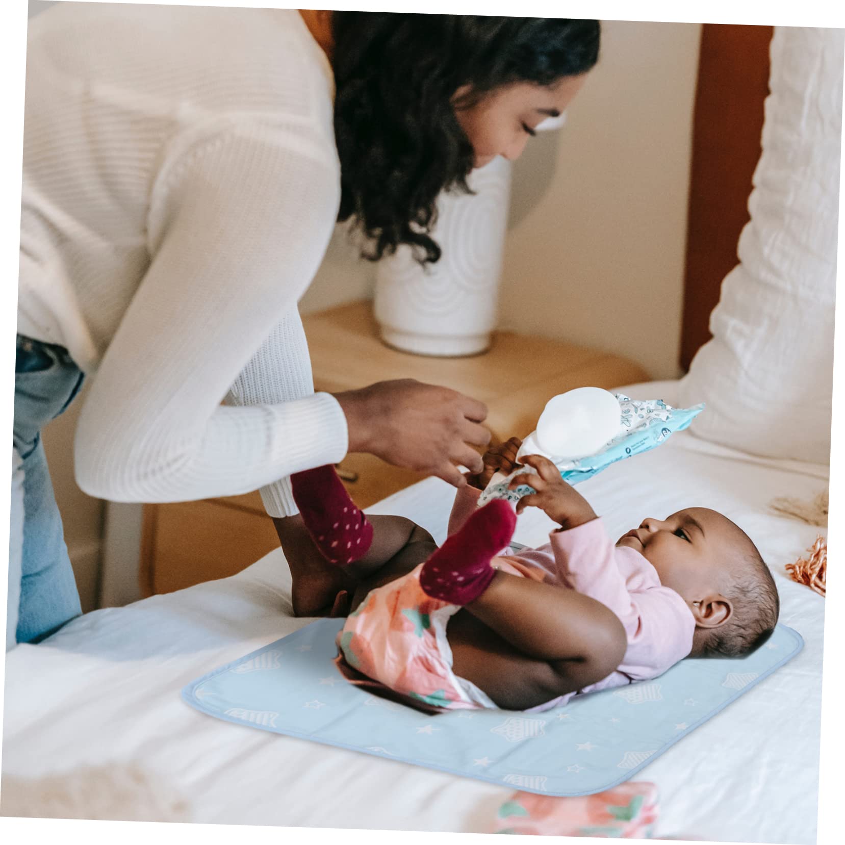 WOFASHPURET Urine Pad Newborn Wetting Pad Mat Waterproof Underpad Waterproof Bed Underpad Pure