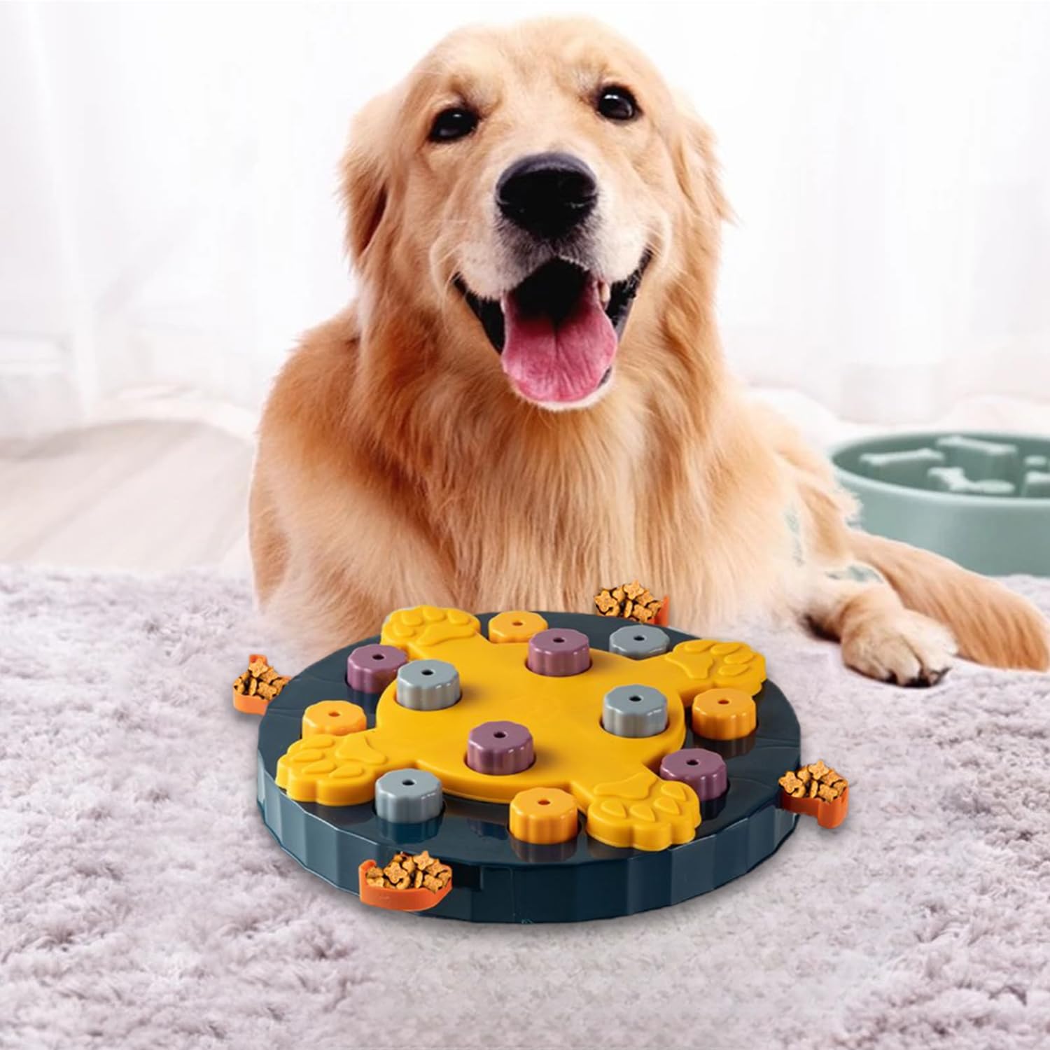 Interactive Pet Treat Dispenser, Slow Feeder, Brain Game, Puzzle, Improve IQ, Digestion, Reflexes, Train Body & Mind, Cats - Image 4