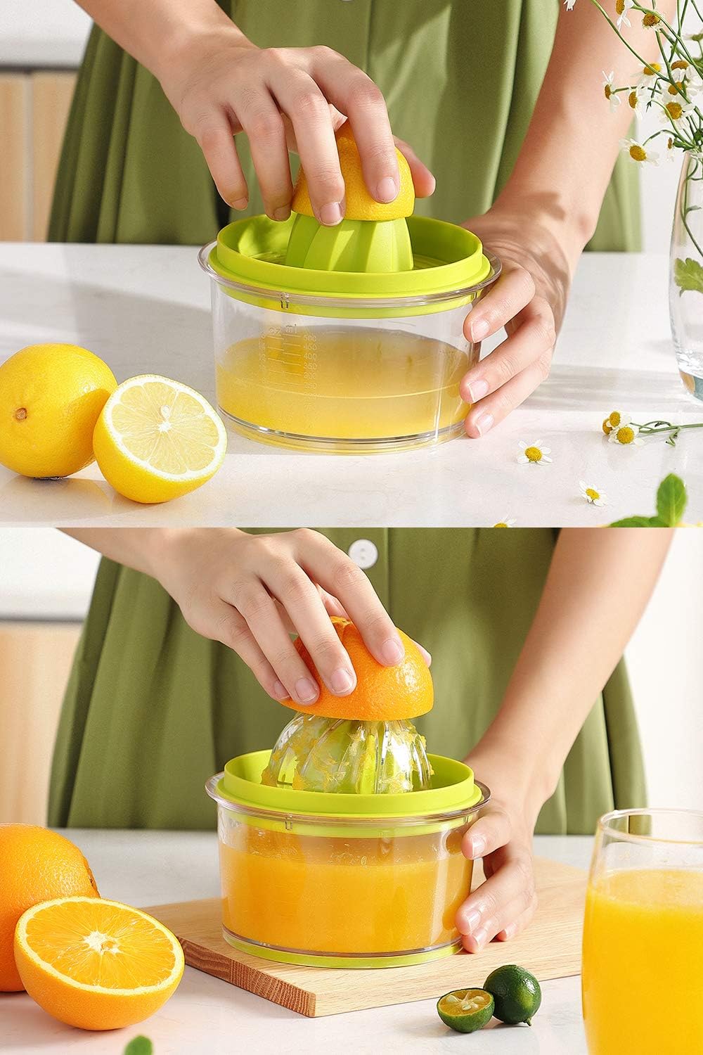 G.a HOMEFAVOR Manual Juicer Lemon Squeezers, Multifunctional Orange